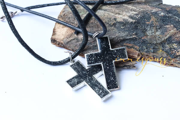 Cross-Pendant-Memorial-Keepsake-Sterling-Silver