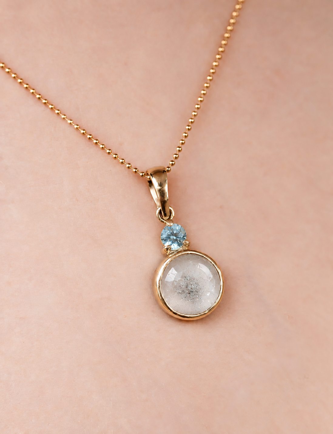 Lumen - Ash Infused Glass Pendant