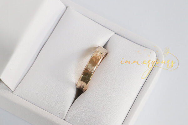 Gold Ash Infused Memorial Ring Immeryours Keepsake Jewellery -14