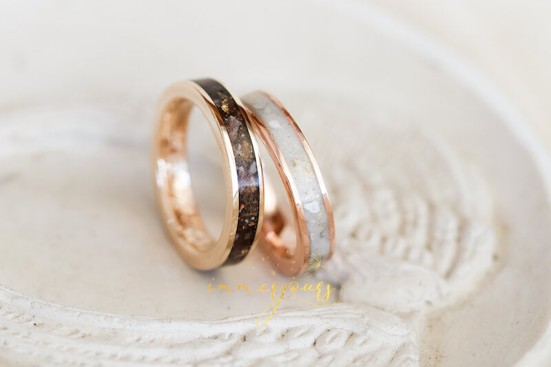 Wedding-rings-with-cremation-ashes-Australia