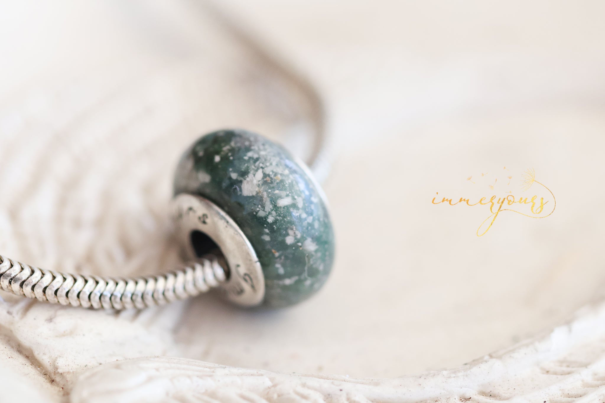 Memorial  Keepsake Charm - Emerald