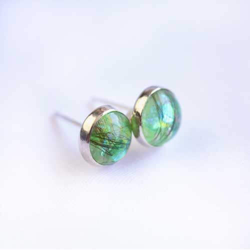 Memory Lane immerstone memorial earrings