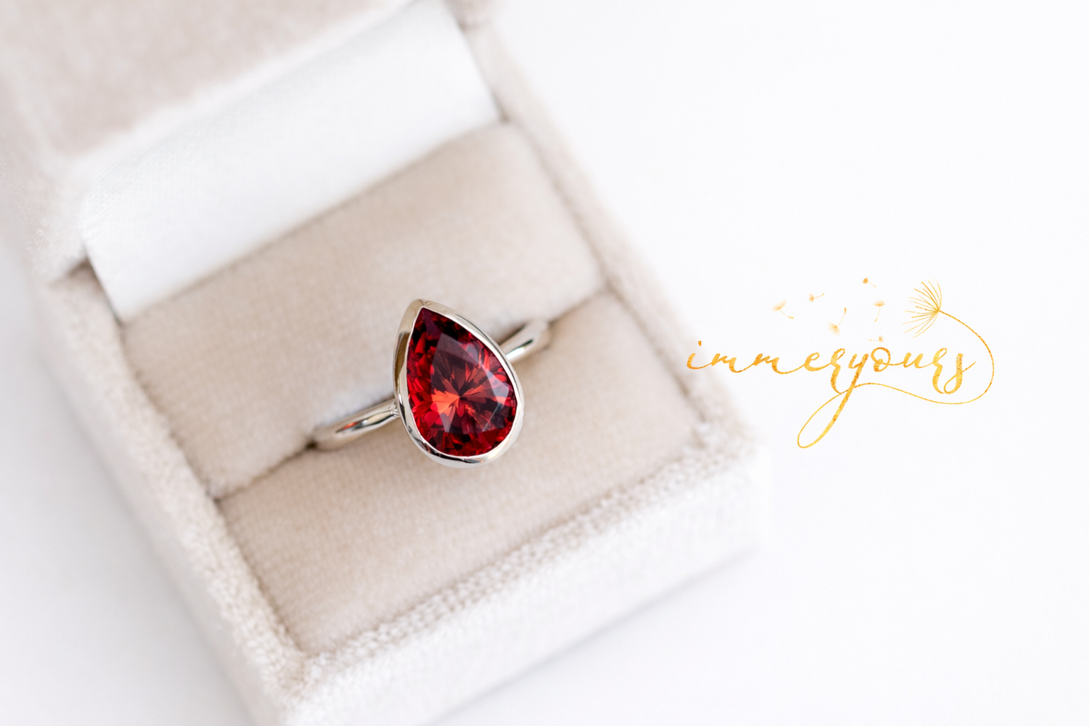 Aysha- Gemstone Memorial Keepsake Ring