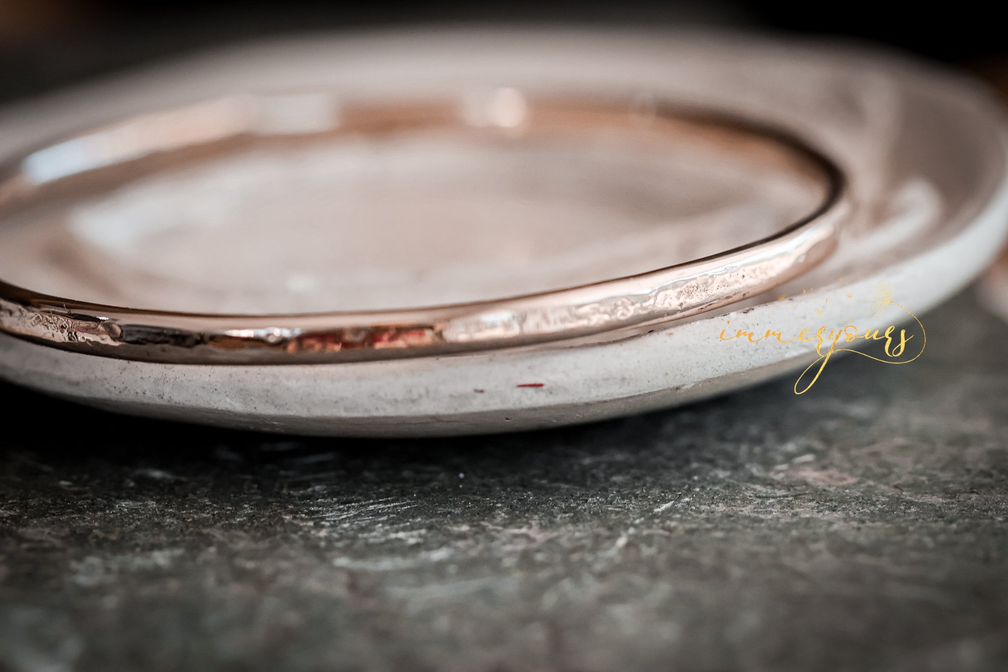 Immeryours - Textured Ash Infused Memorial Bangle
