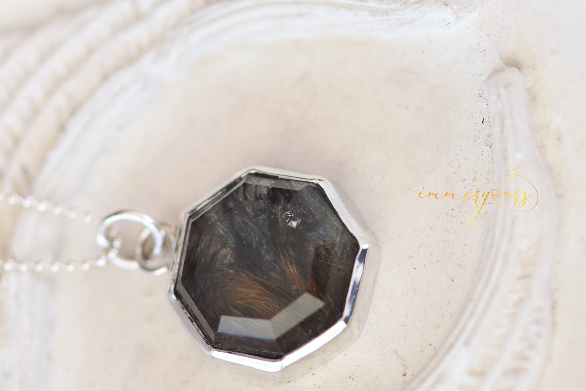 Echo - Hexagon Time Capsule Pendant