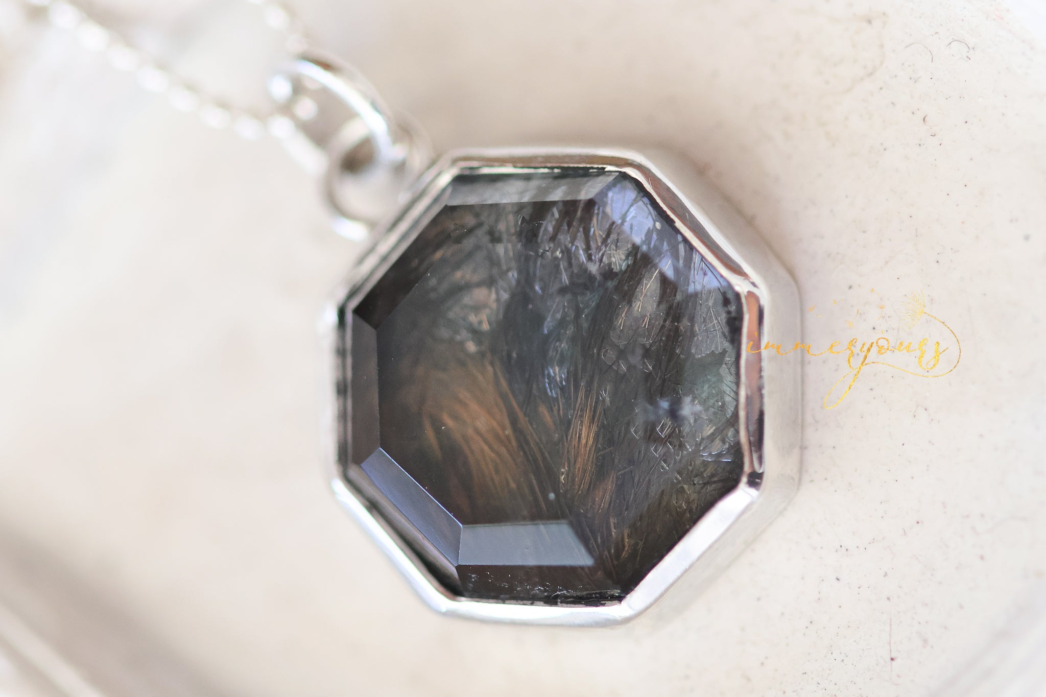 Echo - Hexagon Time Capsule Pendant