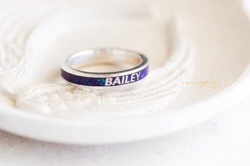 Personalised Ring with Ashes